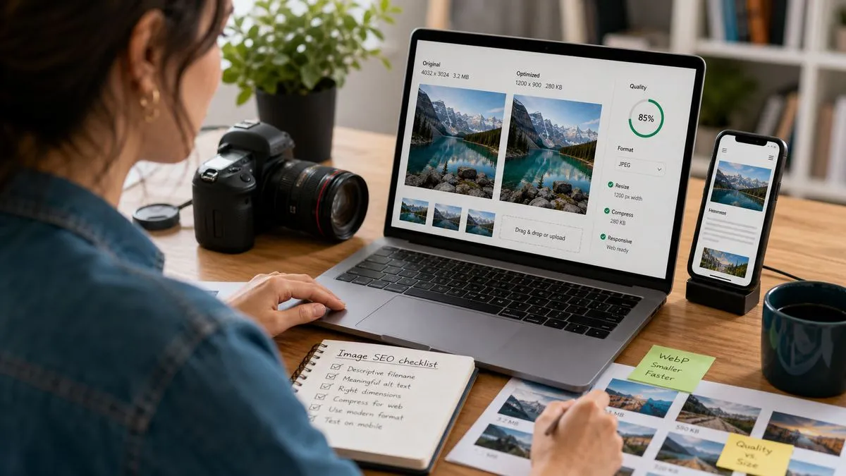 Image Optimization for SEO: Size, Speed, Alt Text, and LCP