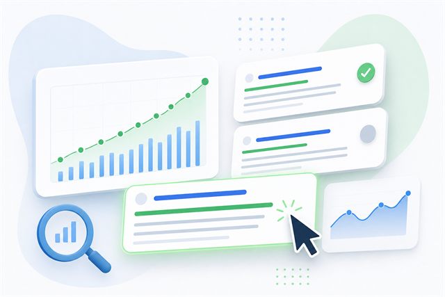 meta description CTR review using search performance signals