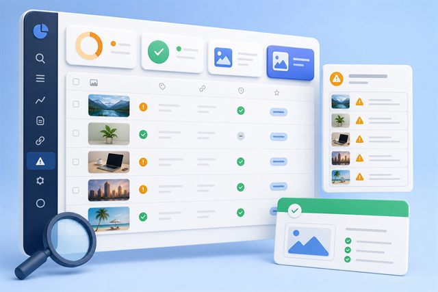 missing alt text audit for website images