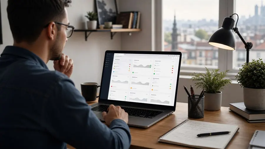 Freelancer dashboard for managing multiple SEO clients and priorities